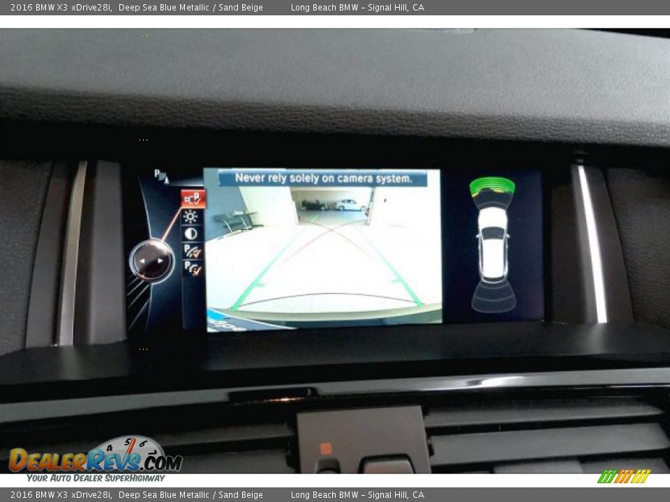 2016 BMW X3 xDrive28i Deep Sea Blue Metallic / Sand Beige Photo #13