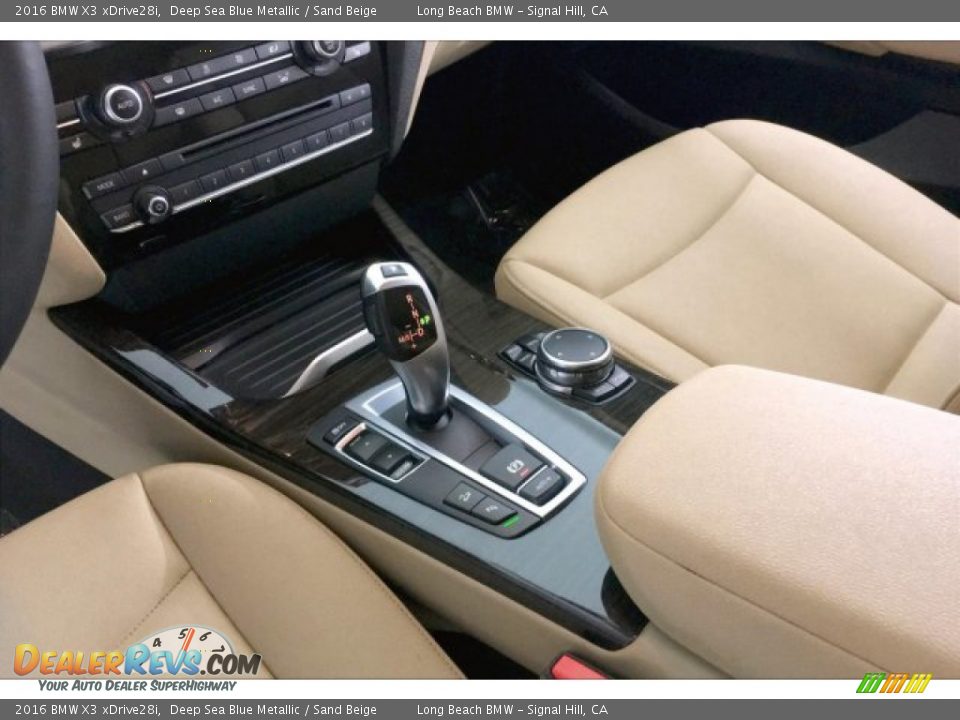 2016 BMW X3 xDrive28i Deep Sea Blue Metallic / Sand Beige Photo #18