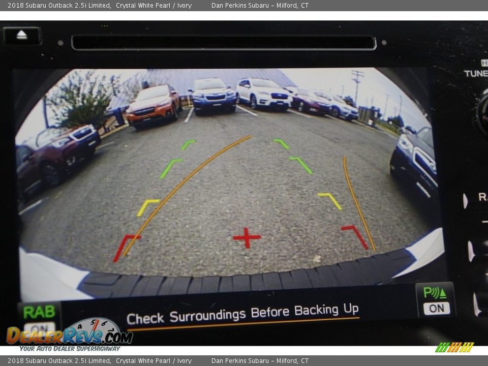 2018 Subaru Outback 2.5i Limited Crystal White Pearl / Ivory Photo #21