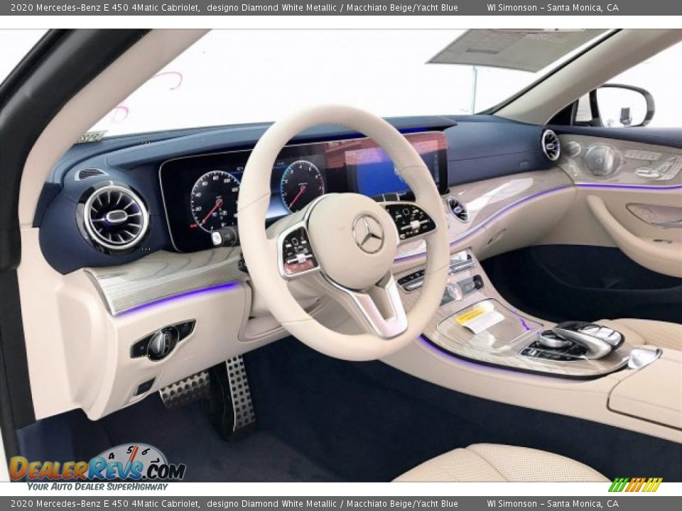 Dashboard of 2020 Mercedes-Benz E 450 4Matic Cabriolet Photo #4