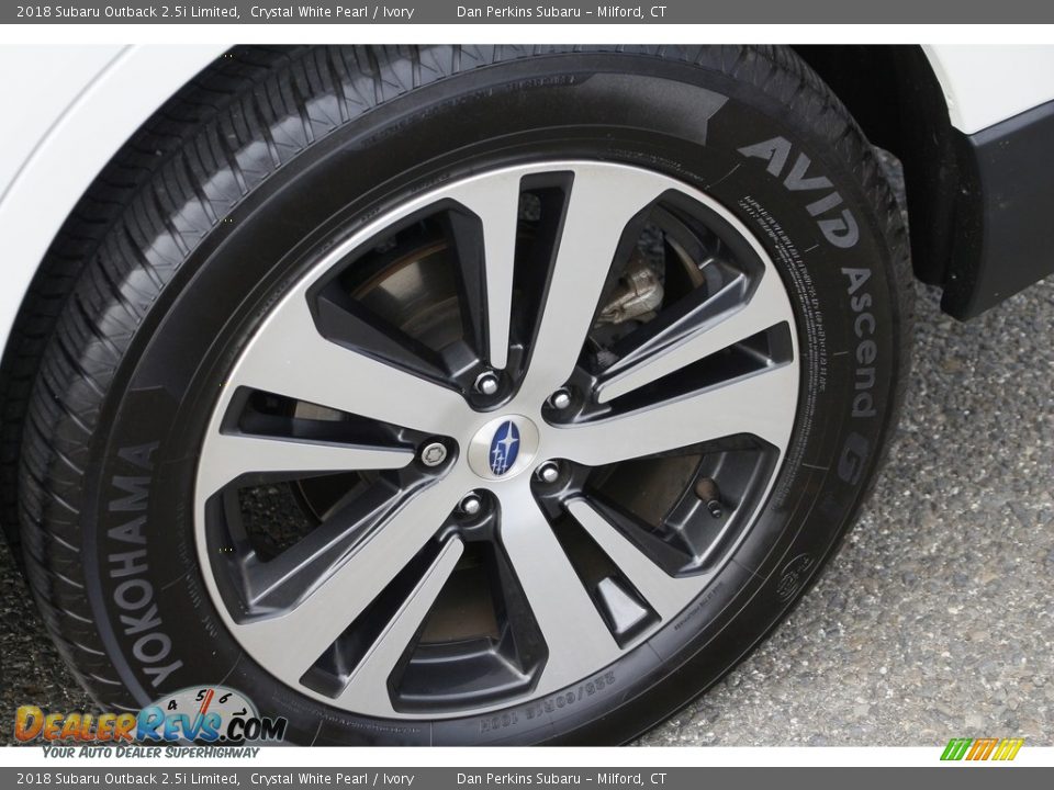 2018 Subaru Outback 2.5i Limited Crystal White Pearl / Ivory Photo #26