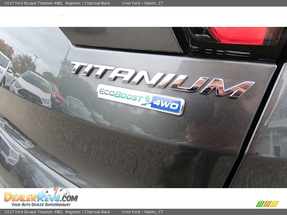 2017 Ford Escape Titanium 4WD Magnetic / Charcoal Black Photo #9