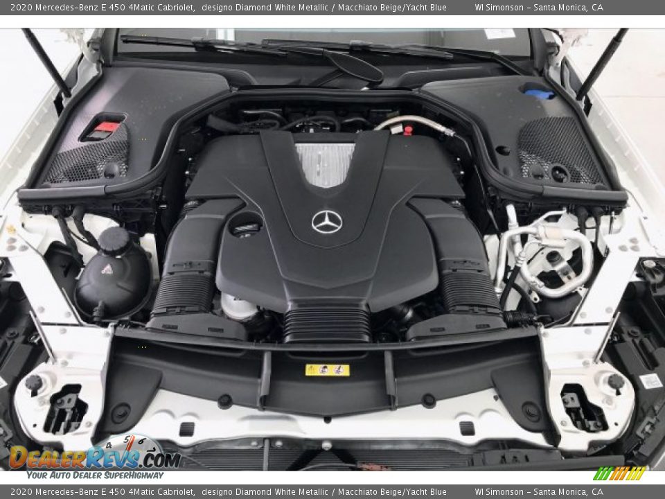 2020 Mercedes-Benz E 450 4Matic Cabriolet 3.0 Liter Turbocharged DOHC 24-Valve VVT V6 Engine Photo #8