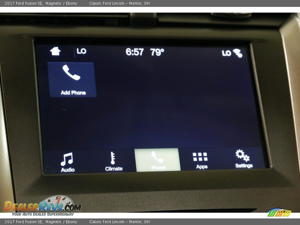 2017 Ford Fusion SE Magnetic / Ebony Photo #14