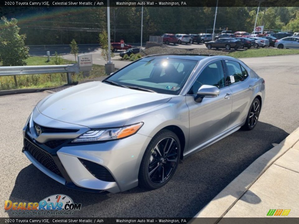 2020 Toyota Camry XSE Celestial Silver Metallic / Ash Photo #5