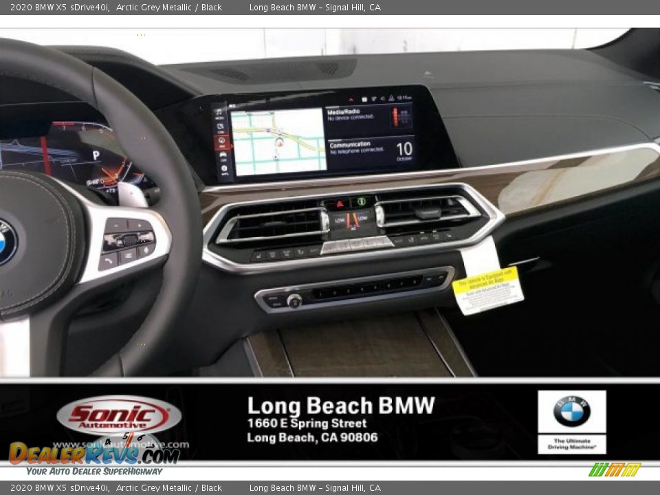 2020 BMW X5 sDrive40i Arctic Grey Metallic / Black Photo #5