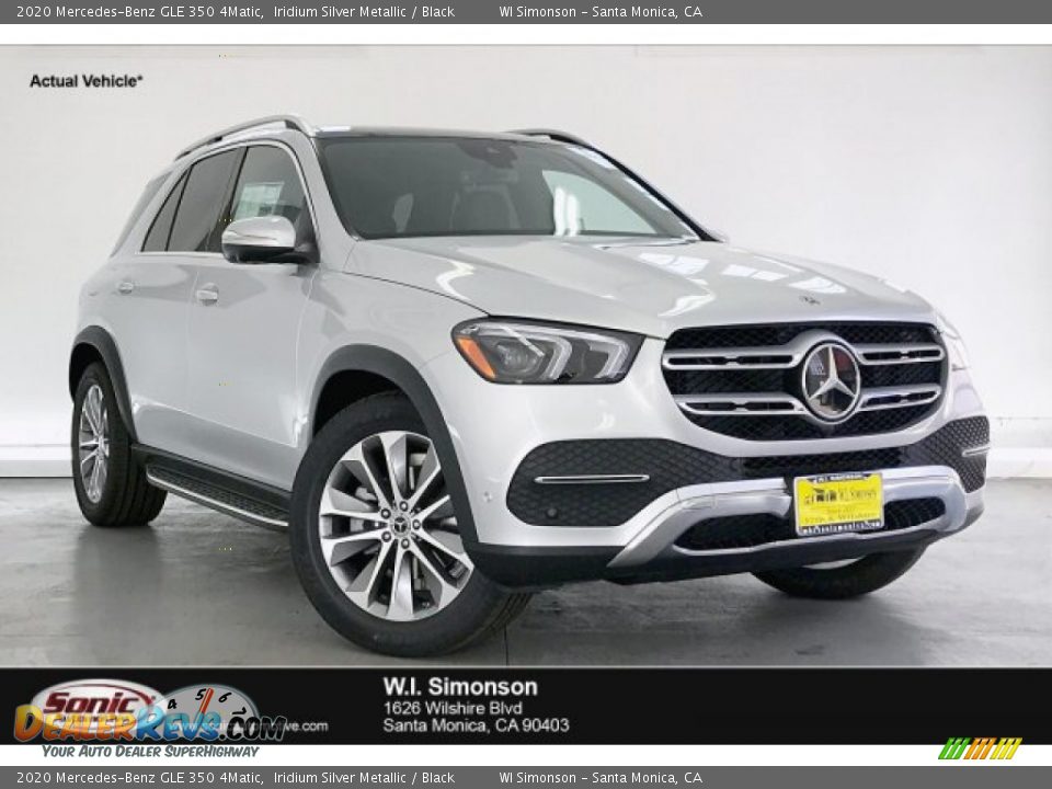 2020 Mercedes-Benz GLE 350 4Matic Iridium Silver Metallic / Black Photo #1