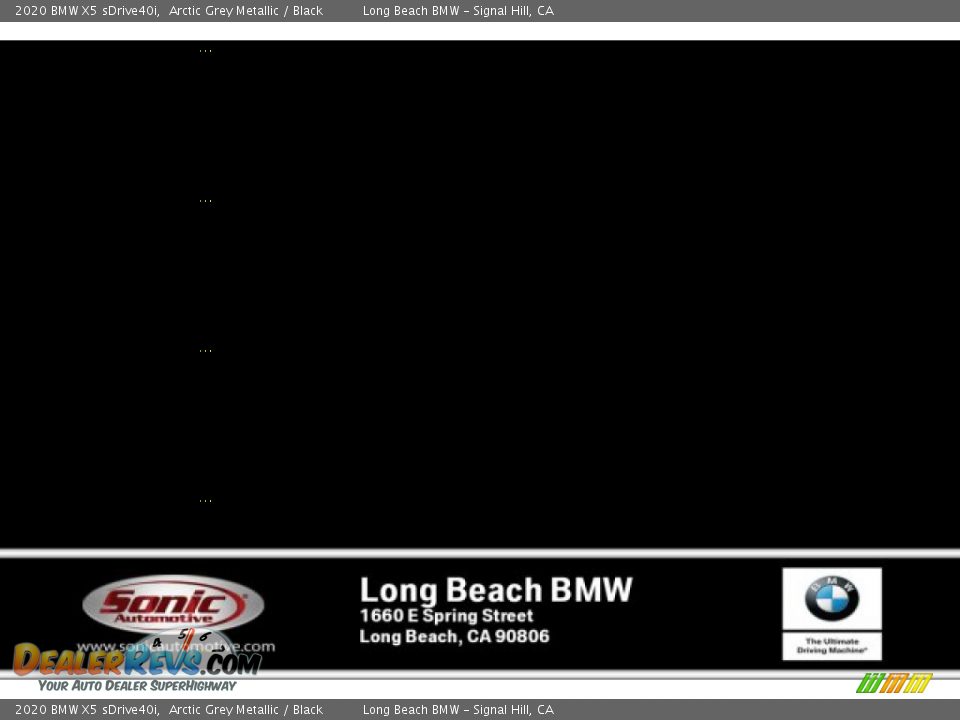 2020 BMW X5 sDrive40i Arctic Grey Metallic / Black Photo #11