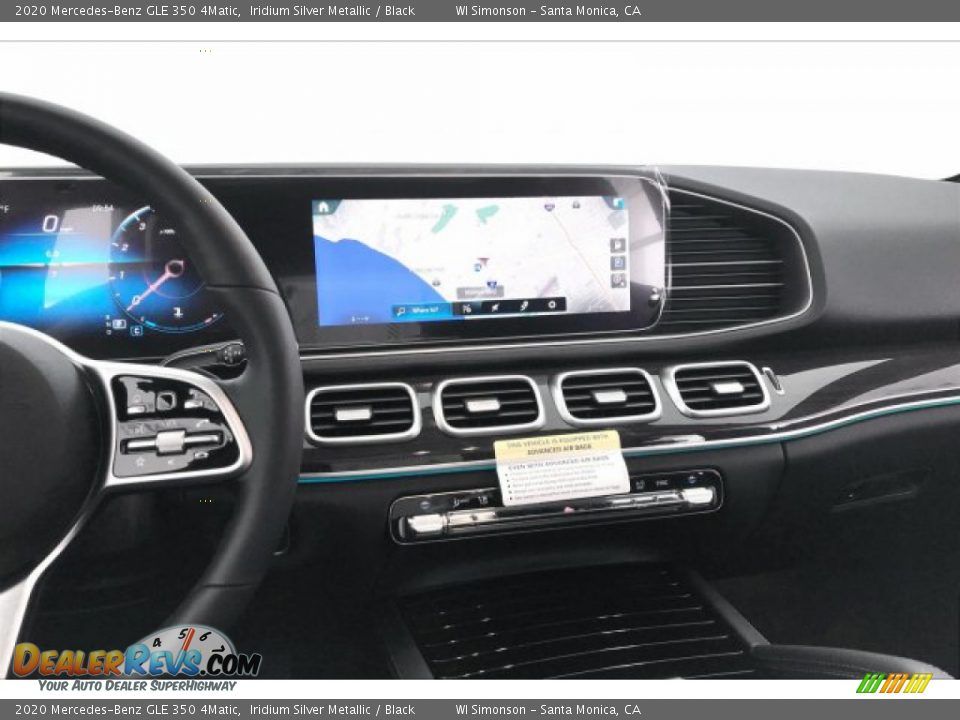 2020 Mercedes-Benz GLE 350 4Matic Iridium Silver Metallic / Black Photo #6