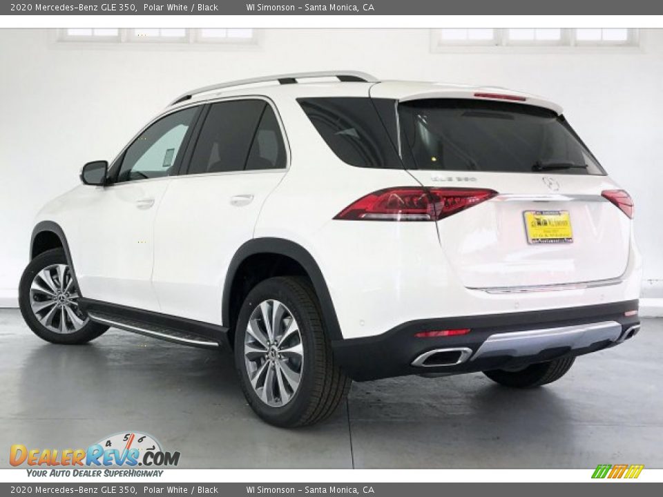 2020 Mercedes-Benz GLE 350 Polar White / Black Photo #2