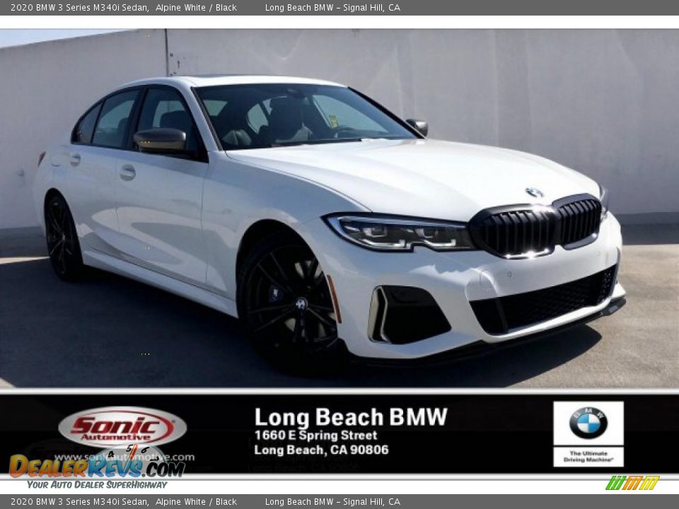 2020 BMW 3 Series M340i Sedan Alpine White / Black Photo #1