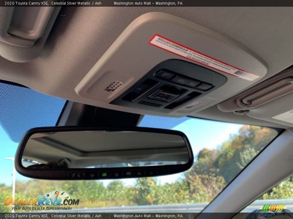 2020 Toyota Camry XSE Celestial Silver Metallic / Ash Photo #20