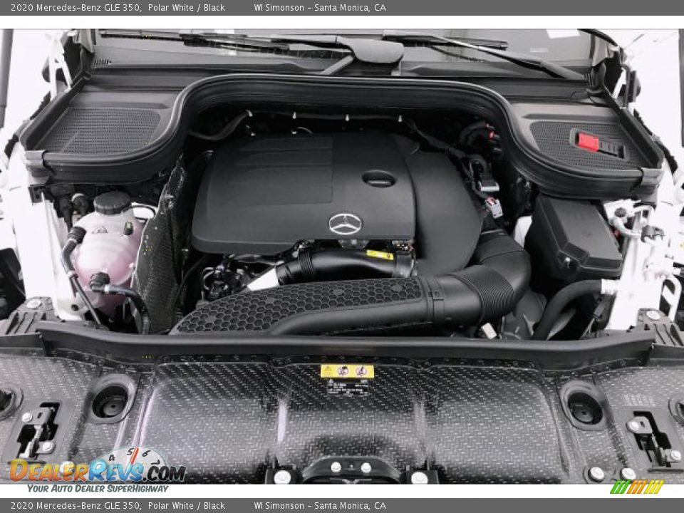 2020 Mercedes-Benz GLE 350 Polar White / Black Photo #8
