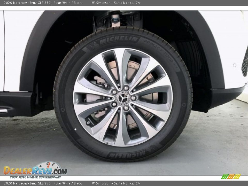 2020 Mercedes-Benz GLE 350 Polar White / Black Photo #9
