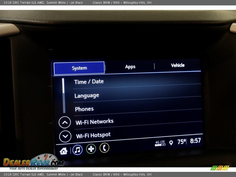 2018 GMC Terrain SLE AWD Summit White / ­Jet Black Photo #13