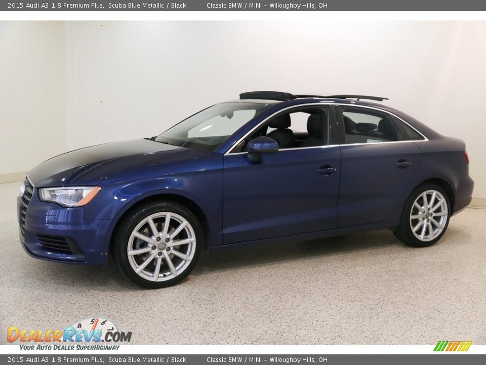 2015 Audi A3 1.8 Premium Plus Scuba Blue Metallic / Black Photo #3
