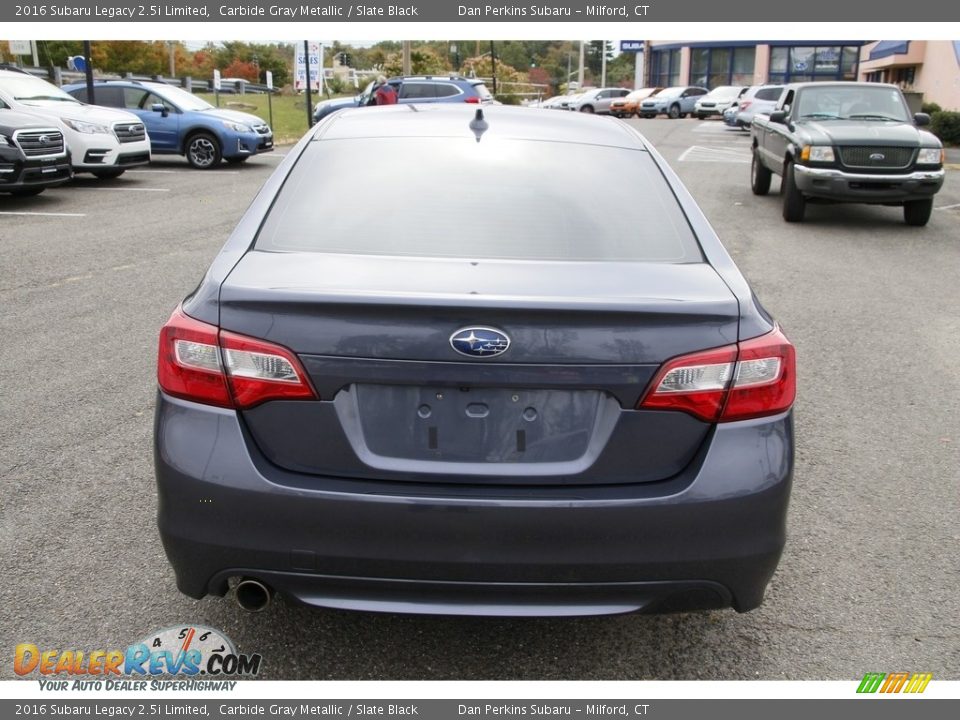 2016 Subaru Legacy 2.5i Limited Carbide Gray Metallic / Slate Black Photo #6