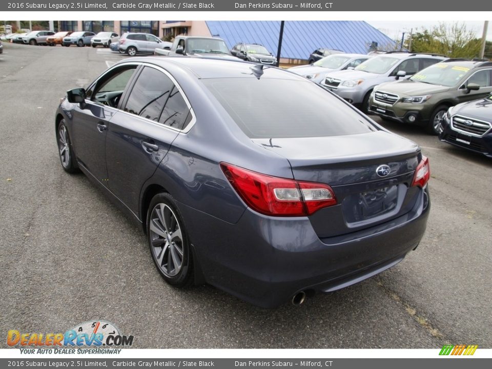 2016 Subaru Legacy 2.5i Limited Carbide Gray Metallic / Slate Black Photo #7