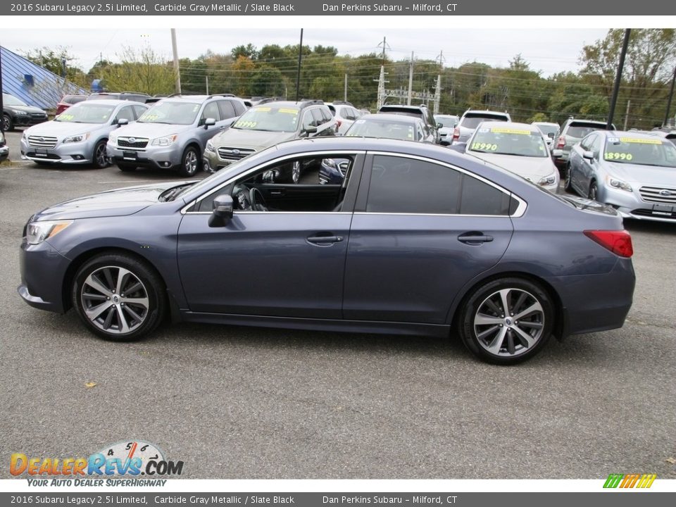 2016 Subaru Legacy 2.5i Limited Carbide Gray Metallic / Slate Black Photo #8