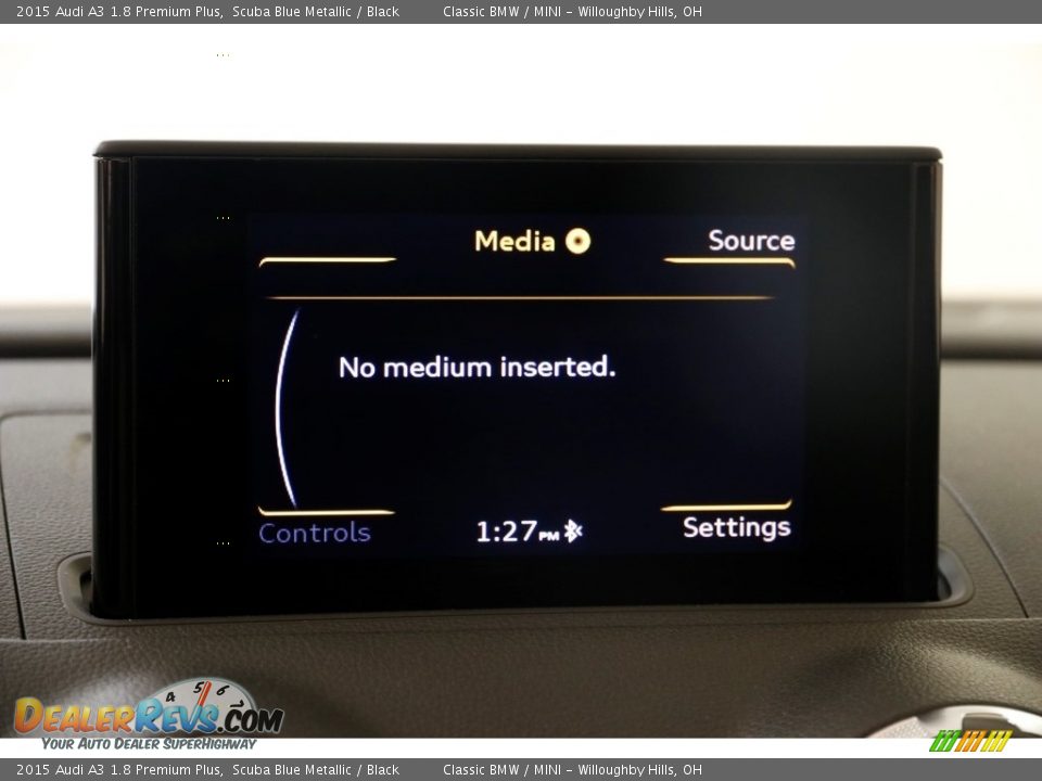 2015 Audi A3 1.8 Premium Plus Scuba Blue Metallic / Black Photo #12
