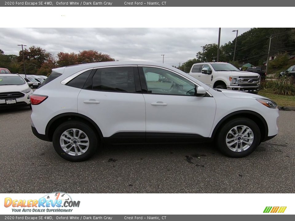 Oxford White 2020 Ford Escape SE 4WD Photo #8