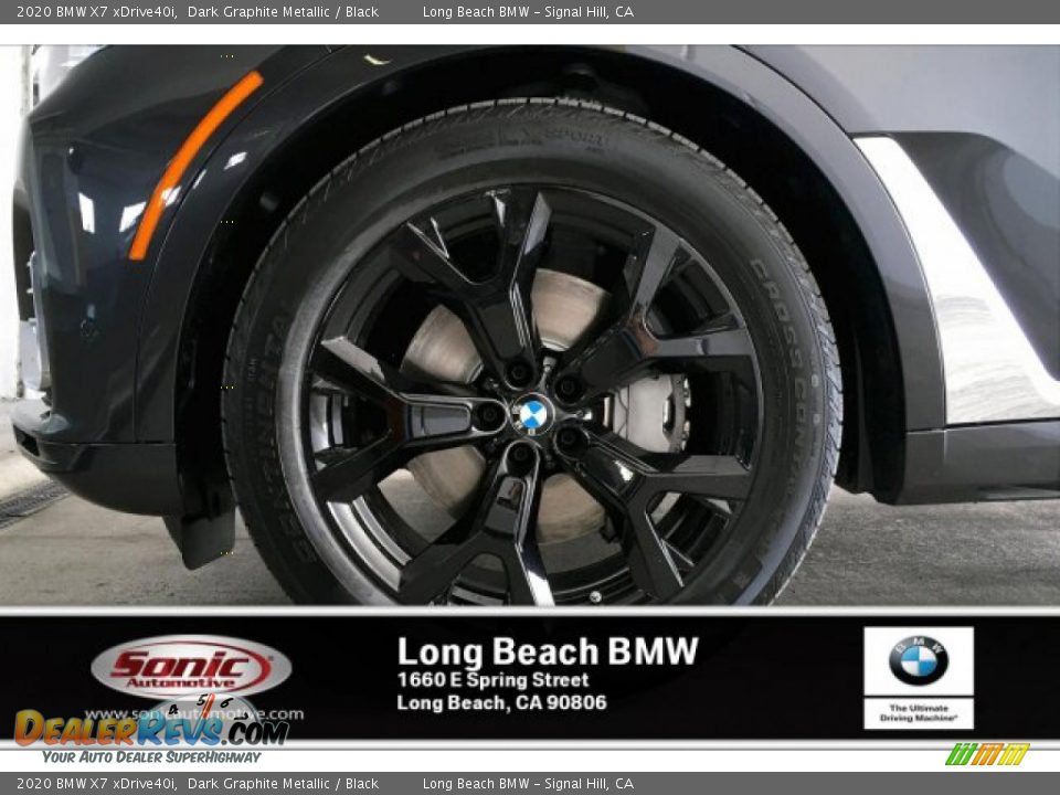 2020 BMW X7 xDrive40i Dark Graphite Metallic / Black Photo #9