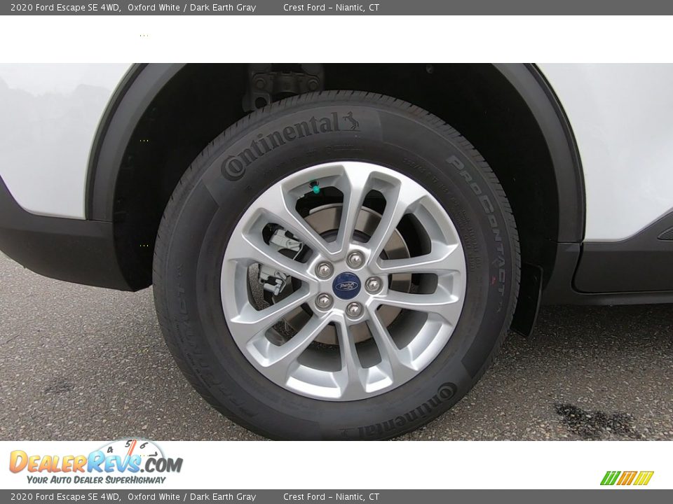 2020 Ford Escape SE 4WD Oxford White / Dark Earth Gray Photo #23