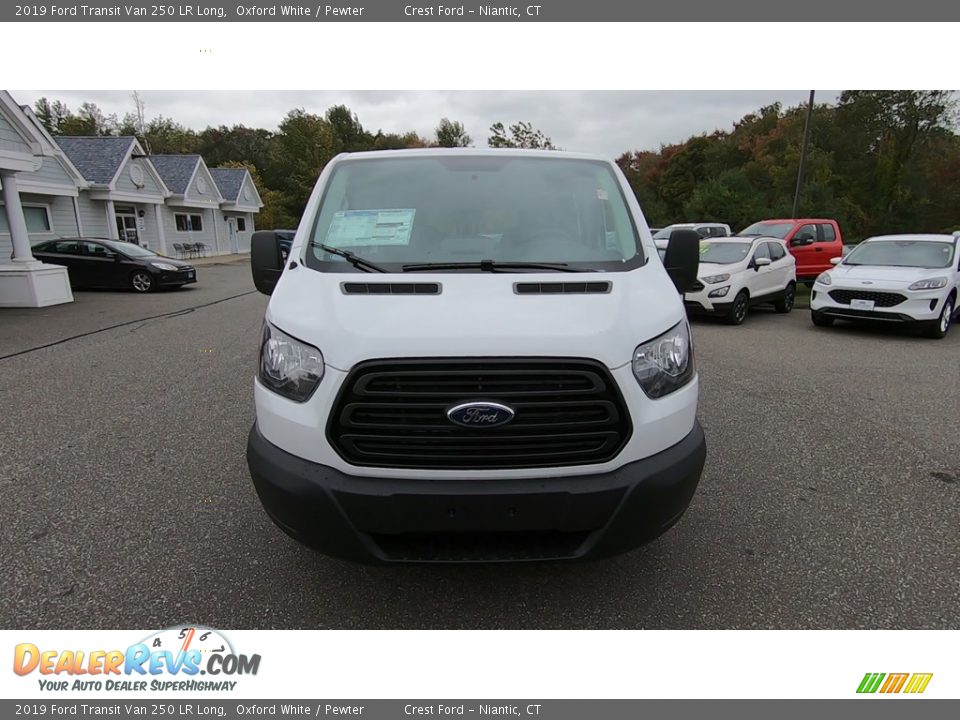 2019 Ford Transit Van 250 LR Long Oxford White / Pewter Photo #2