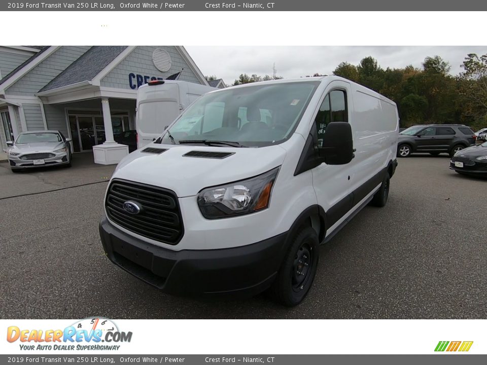 2019 Ford Transit Van 250 LR Long Oxford White / Pewter Photo #3