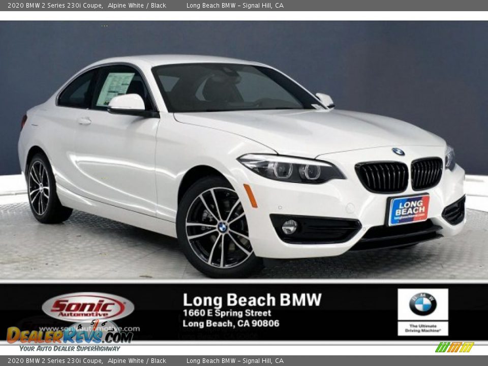 2020 BMW 2 Series 230i Coupe Alpine White / Black Photo #1