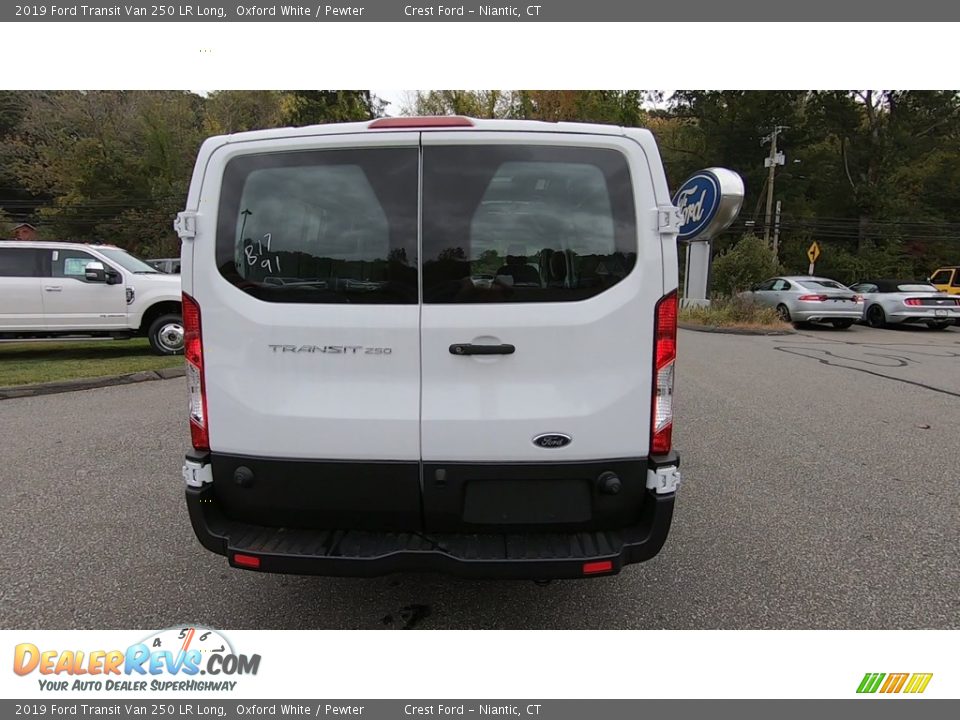 2019 Ford Transit Van 250 LR Long Oxford White / Pewter Photo #6