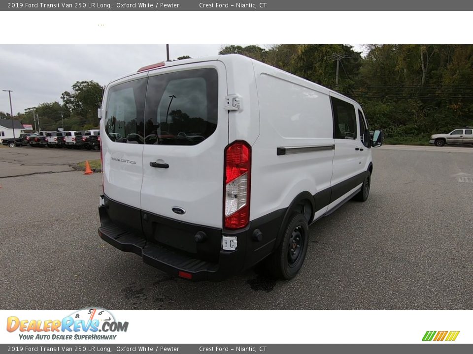 2019 Ford Transit Van 250 LR Long Oxford White / Pewter Photo #7