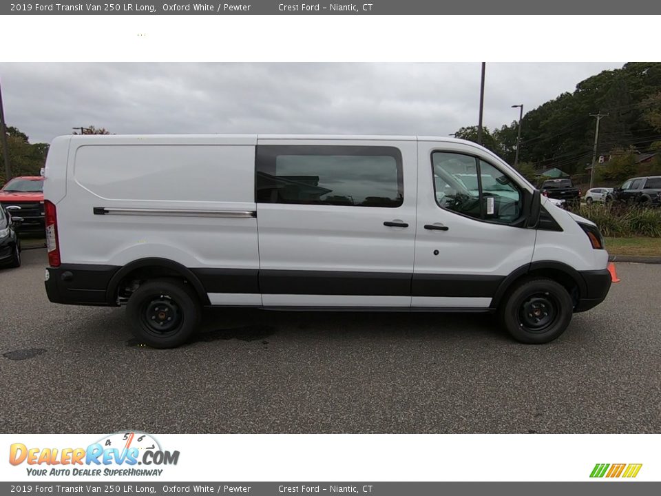 2019 Ford Transit Van 250 LR Long Oxford White / Pewter Photo #8