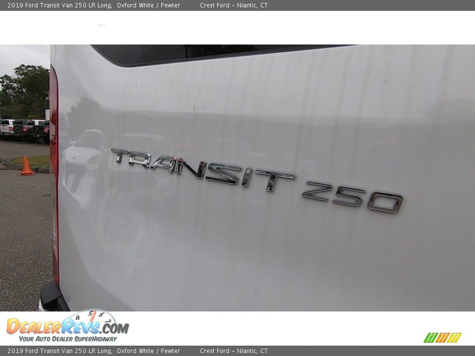 2019 Ford Transit Van 250 LR Long Oxford White / Pewter Photo #9