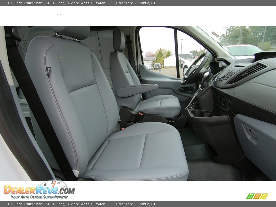 Front Seat of 2019 Ford Transit Van 250 LR Long Photo #19