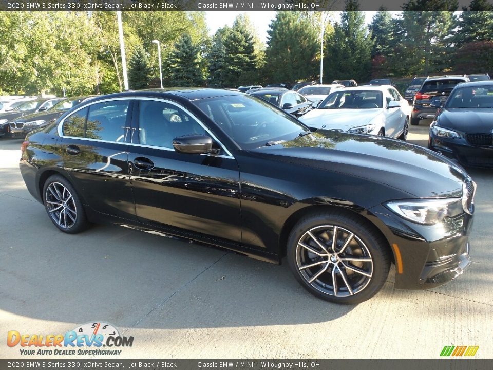 2020 BMW 3 Series 330i xDrive Sedan Jet Black / Black Photo #1