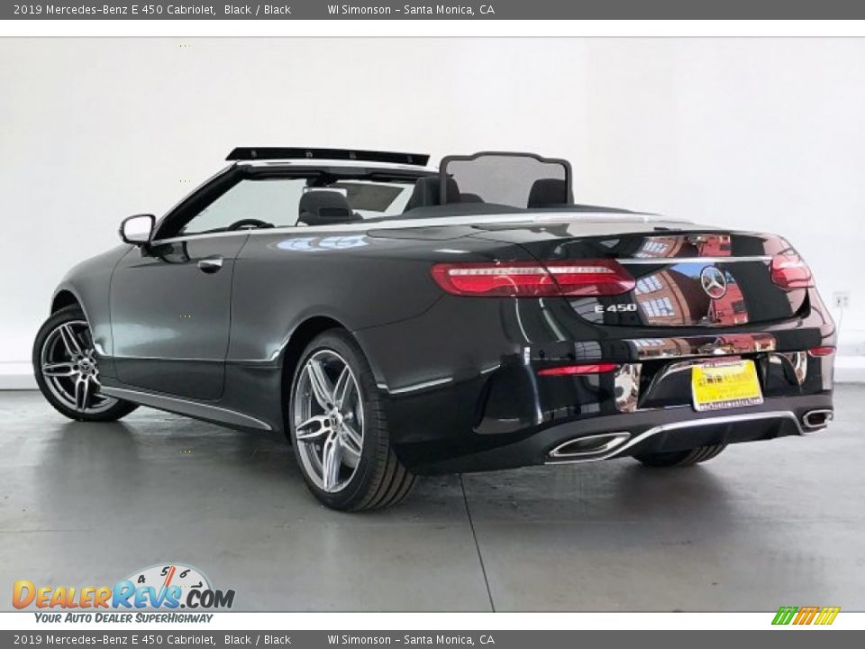2019 Mercedes-Benz E 450 Cabriolet Black / Black Photo #2