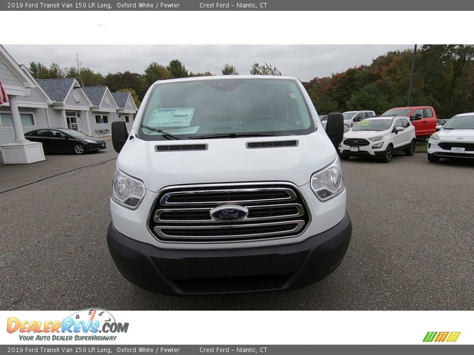 2019 Ford Transit Van 150 LR Long Oxford White / Pewter Photo #2