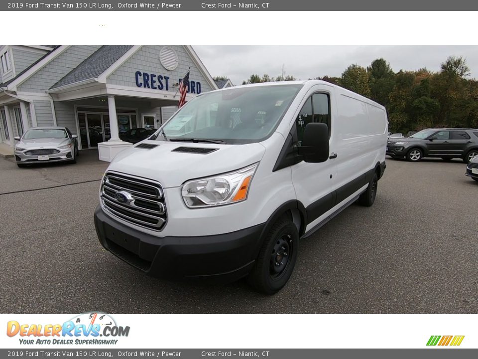 2019 Ford Transit Van 150 LR Long Oxford White / Pewter Photo #3