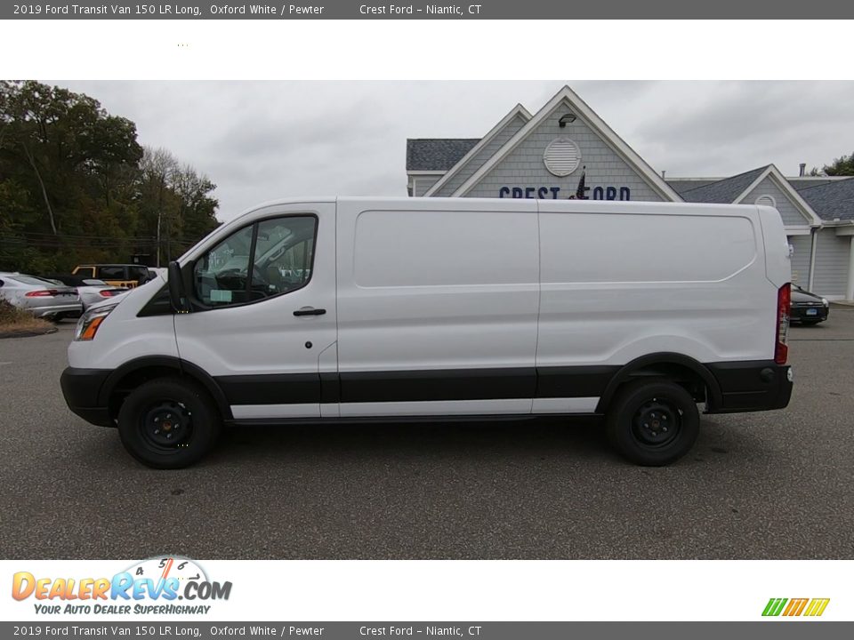 2019 Ford Transit Van 150 LR Long Oxford White / Pewter Photo #4