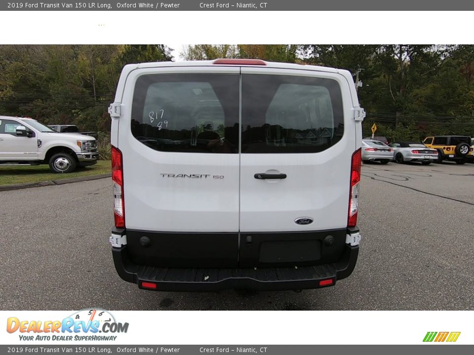 2019 Ford Transit Van 150 LR Long Oxford White / Pewter Photo #6