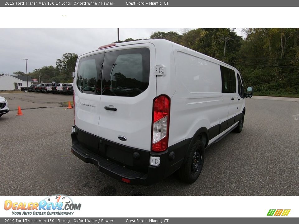 2019 Ford Transit Van 150 LR Long Oxford White / Pewter Photo #7