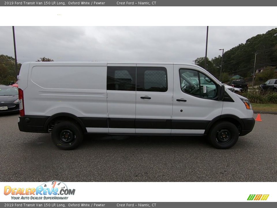 2019 Ford Transit Van 150 LR Long Oxford White / Pewter Photo #8