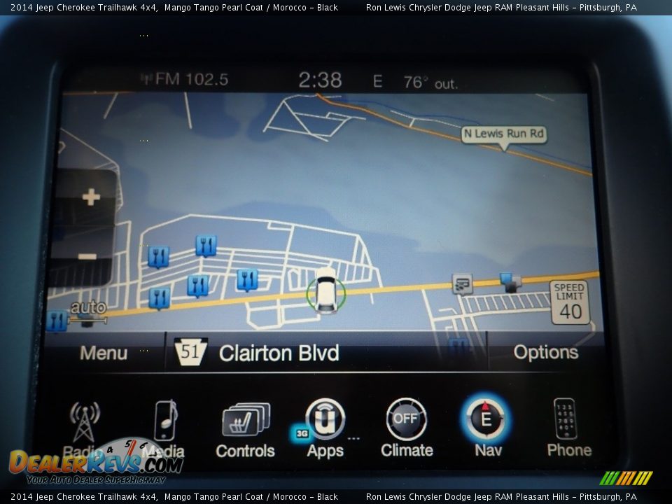 2014 Jeep Cherokee Trailhawk 4x4 Mango Tango Pearl Coat / Morocco - Black Photo #18