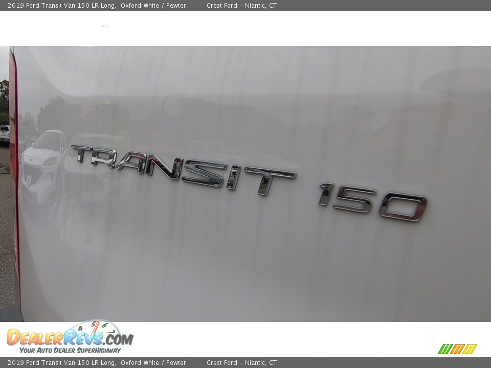 2019 Ford Transit Van 150 LR Long Oxford White / Pewter Photo #9