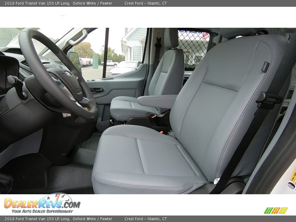 2019 Ford Transit Van 150 LR Long Oxford White / Pewter Photo #11