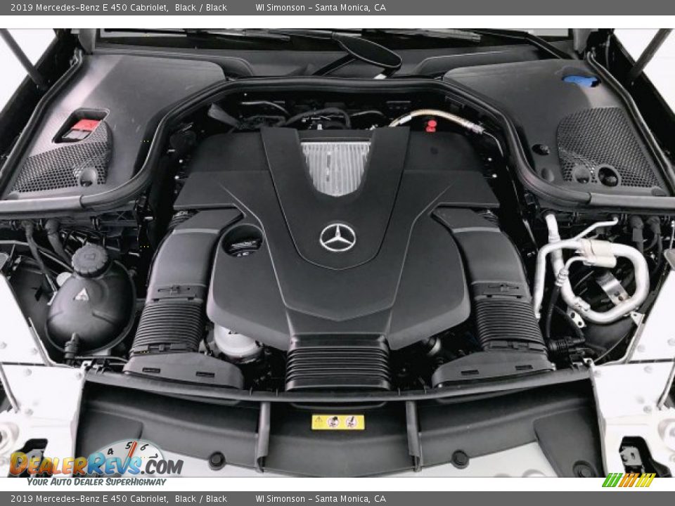 2019 Mercedes-Benz E 450 Cabriolet Black / Black Photo #8
