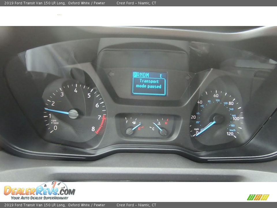 2019 Ford Transit Van 150 LR Long Oxford White / Pewter Photo #13
