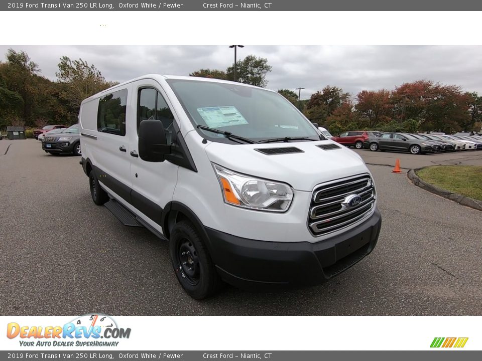 2019 Ford Transit Van 250 LR Long Oxford White / Pewter Photo #1