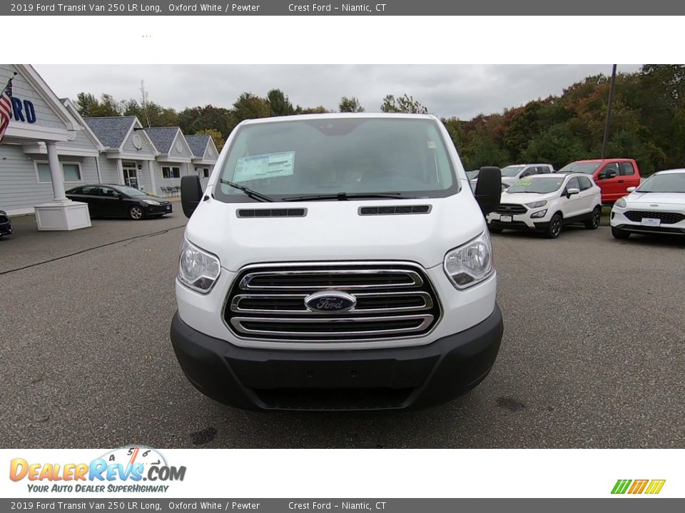 2019 Ford Transit Van 250 LR Long Oxford White / Pewter Photo #2